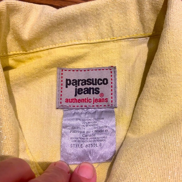 PARASUCO YELLOW DENIM VEST - Picture 7 of 7